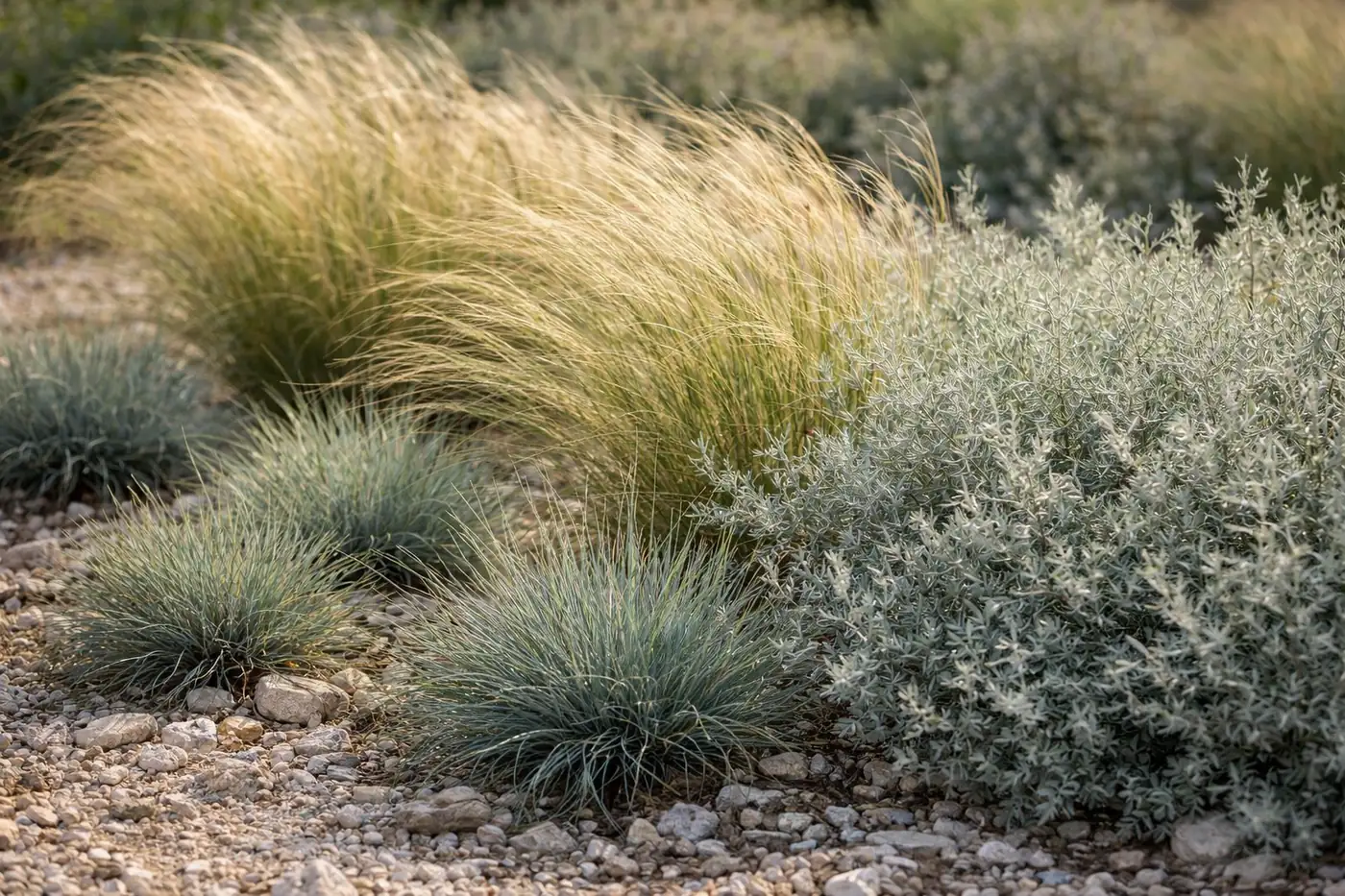 graminees-et-feuillages-resistants-pour-massif-mediterraneen-durable